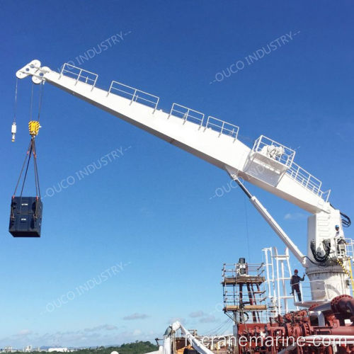 OUCO vend des grues marines à boom rigide avec certification de la Classification Society